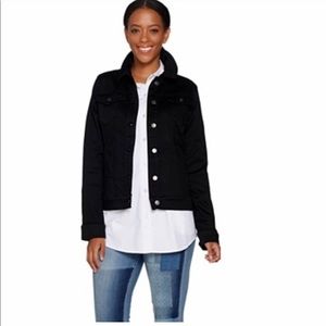 Martha Stewart  Knit Denim Jean Jacket-New